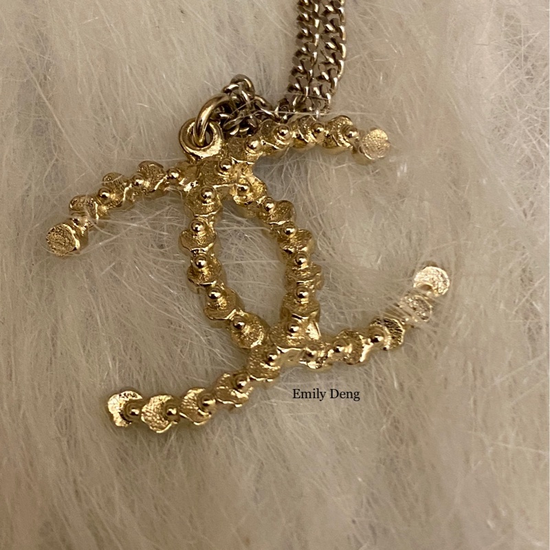 Chanel 經典雙C鑲嵌水鑽項鍊-3