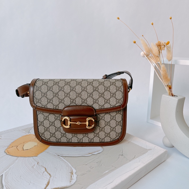 Gucci 1955 馬銜釦 肩背-0