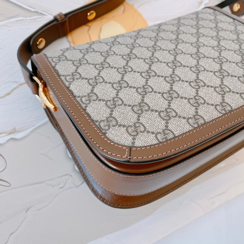 Gucci 1955 馬銜釦 肩背-6