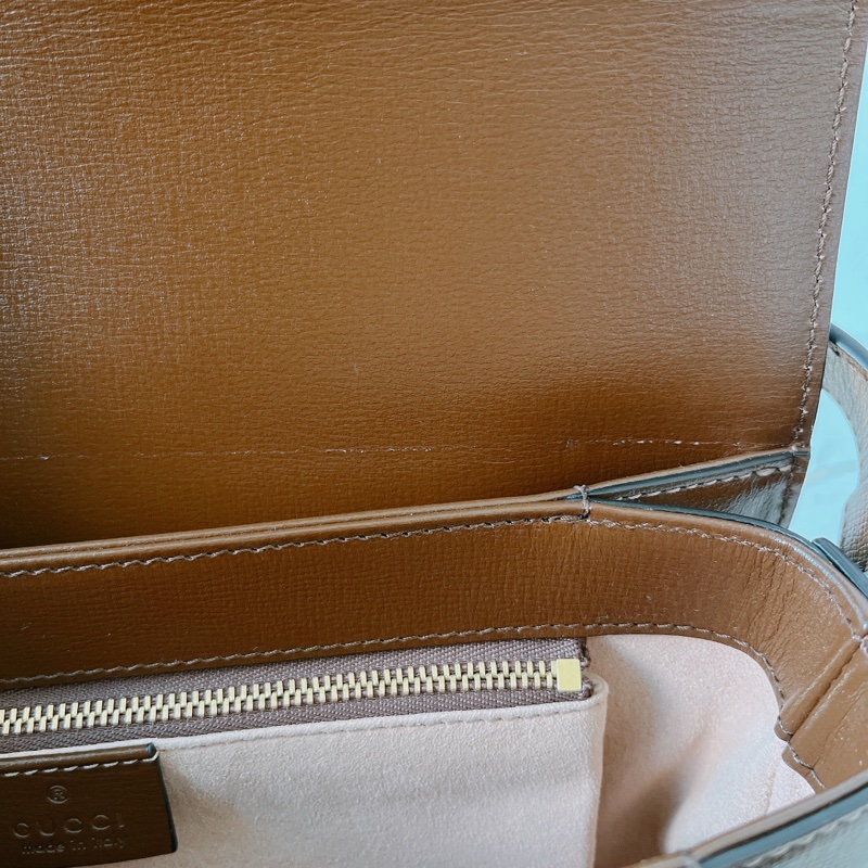 Gucci 1955 馬銜釦 肩背-13