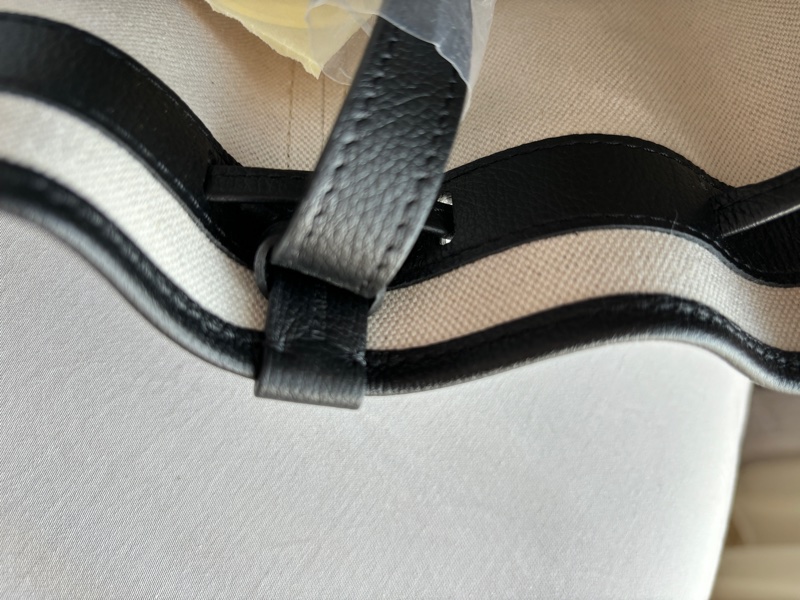 全新Goyard Petit Flot 水桶包 黑色-18