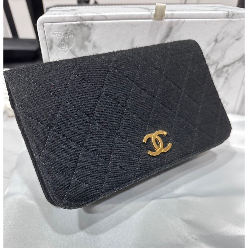 Chanel Vintage 老香佳績布woc-1