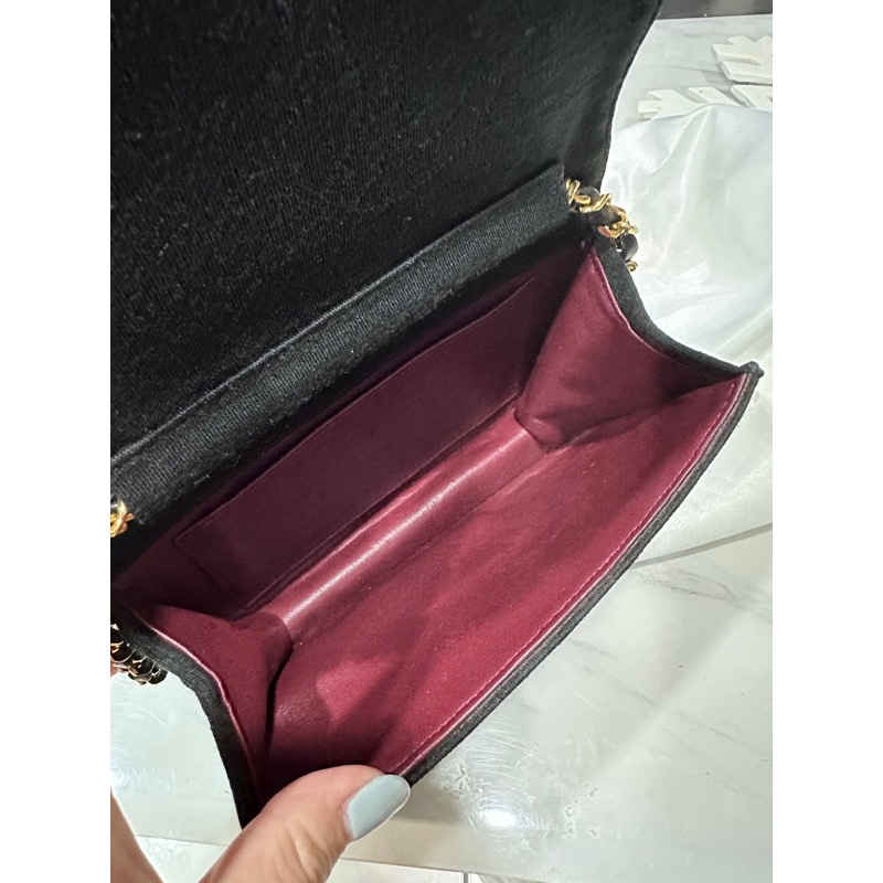 Chanel Vintage 老香佳績布woc-4