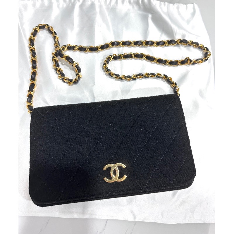 Chanel Vintage 老香佳績布woc-8