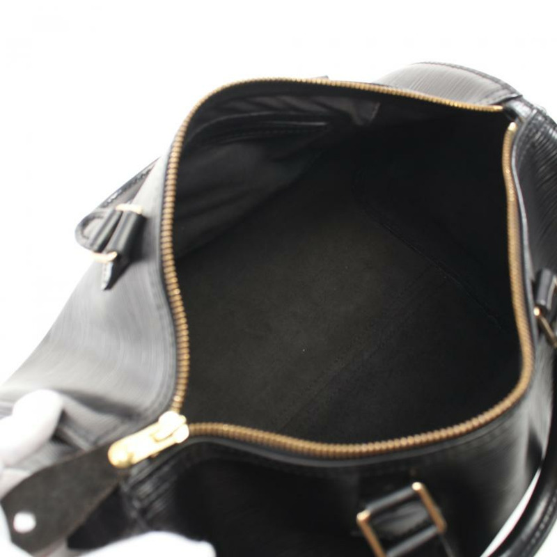 【日本直送】 LOUIS VUITTON LOUIS VUITTON Speedy30 水波紋 真皮手提包 黑色-2