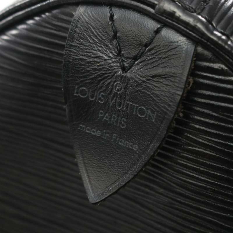 【日本直送】 LOUIS VUITTON LOUIS VUITTON Speedy30 水波紋 真皮手提包 黑色-3