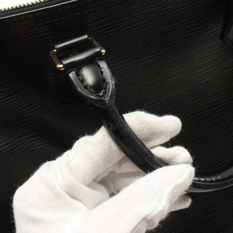 【日本直送】 LOUIS VUITTON LOUIS VUITTON Speedy30 水波紋 真皮手提包 黑色-5