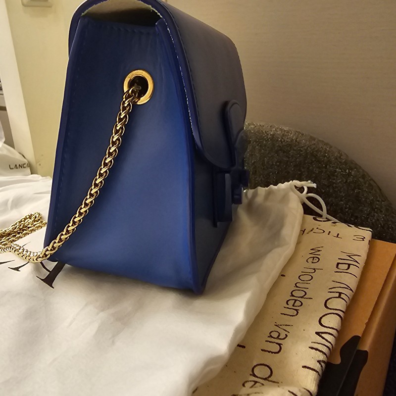 FURLA寶藍色樂高包(9成新）-2