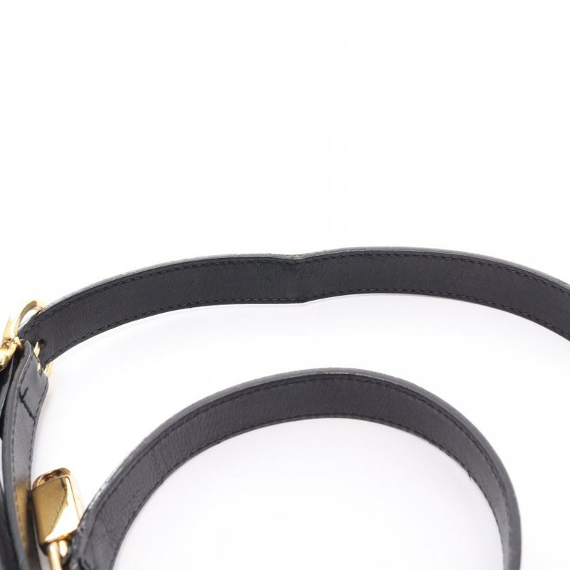 【日本直送】 Salvatore Ferragamo Salvatore Ferragamo Gancino 真皮手提包 黑色 兩用款-10