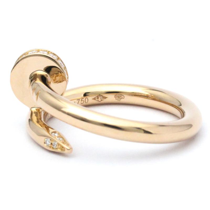 【日本直送】卡地亞 Juste Un Clou 玫瑰金 (18K) 時尚鑽石戒指克拉/0.13 玫瑰金-1