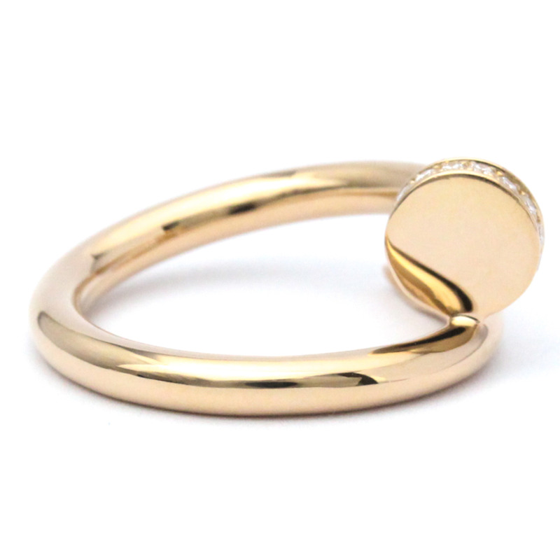 【日本直送】卡地亞 Juste Un Clou 玫瑰金 (18K) 時尚鑽石戒指克拉/0.13 玫瑰金-3