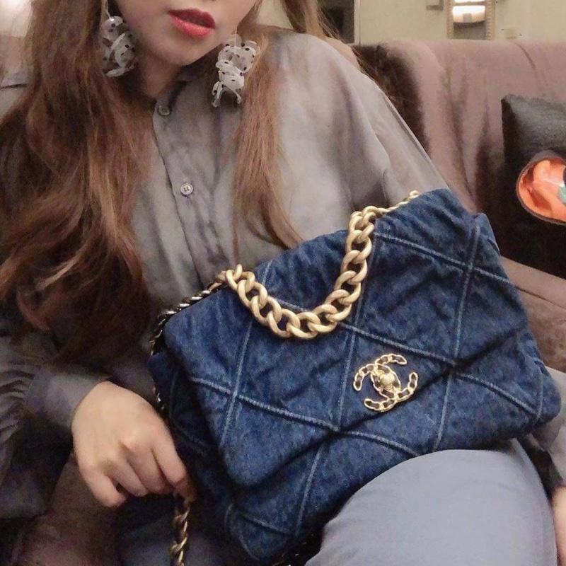 🩵💙Chanel 19牛仔包💙🩵 🩵Chanel 19系列 中型30cm 丹寧牛仔-2
