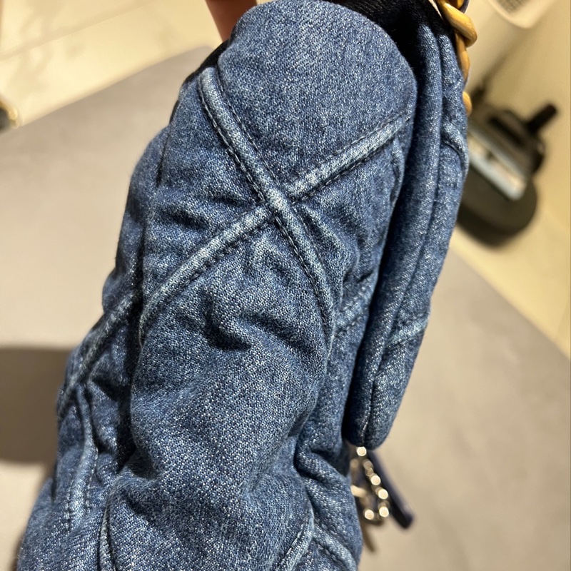 🩵💙Chanel 19牛仔包💙🩵 🩵Chanel 19系列 中型30cm 丹寧牛仔-7
