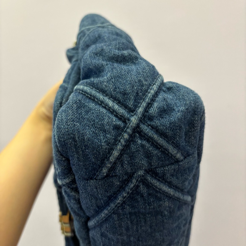 🩵💙Chanel 19牛仔包💙🩵 🩵Chanel 19系列 中型30cm 丹寧牛仔-13