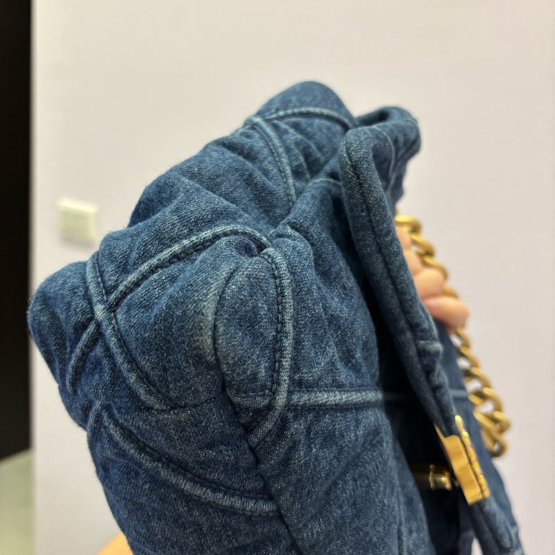 🩵💙Chanel 19牛仔包💙🩵 🩵Chanel 19系列 中型30cm 丹寧牛仔-17