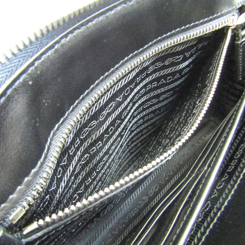 【日本直送】Prada Saffiano 男士皮革手拿包海軍藍-7