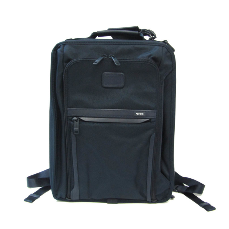 【日本直送】Tumi ALPHA 3 2203197NVS3E 男士尼龍帆布、皮革背包、公事包海軍藍-0