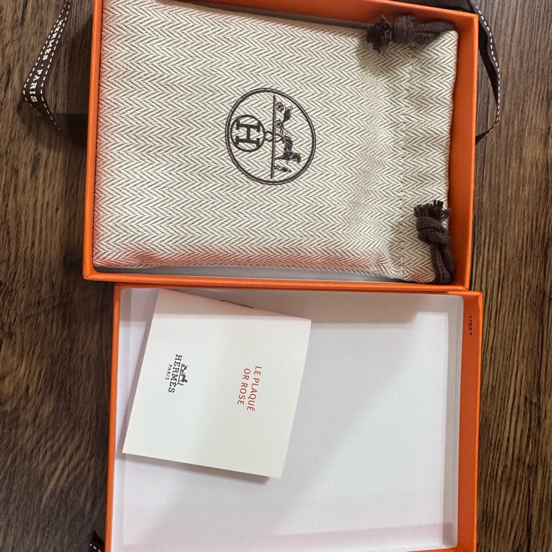 Hermes mini Pop H 項鍊 （全新）黑玫瑰金-5