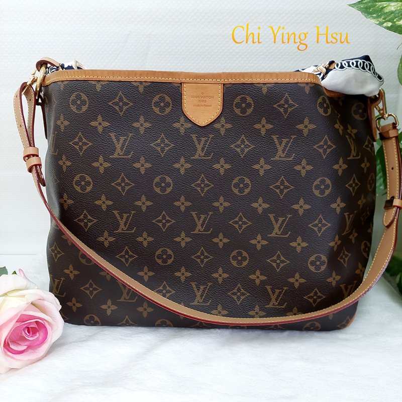 LV Delightful 🎀現品實拍 🎀 PM M40352 肩背包~二手9約成新-3