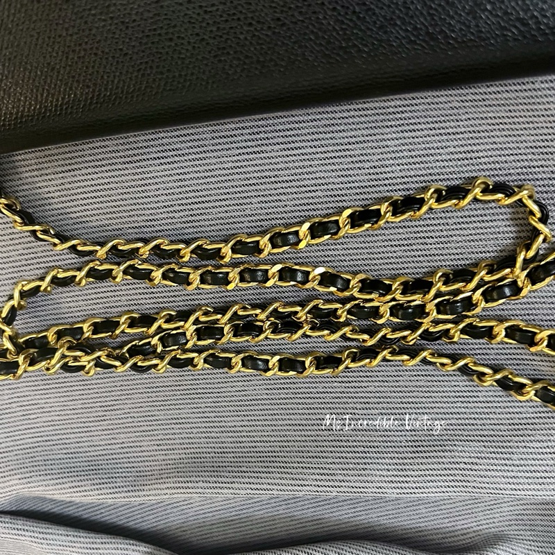 Chanel 黑金長銀包/WOC-5