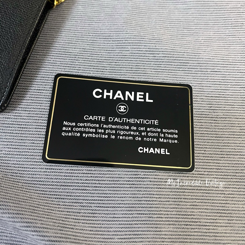 Chanel 黑金長銀包/WOC-6