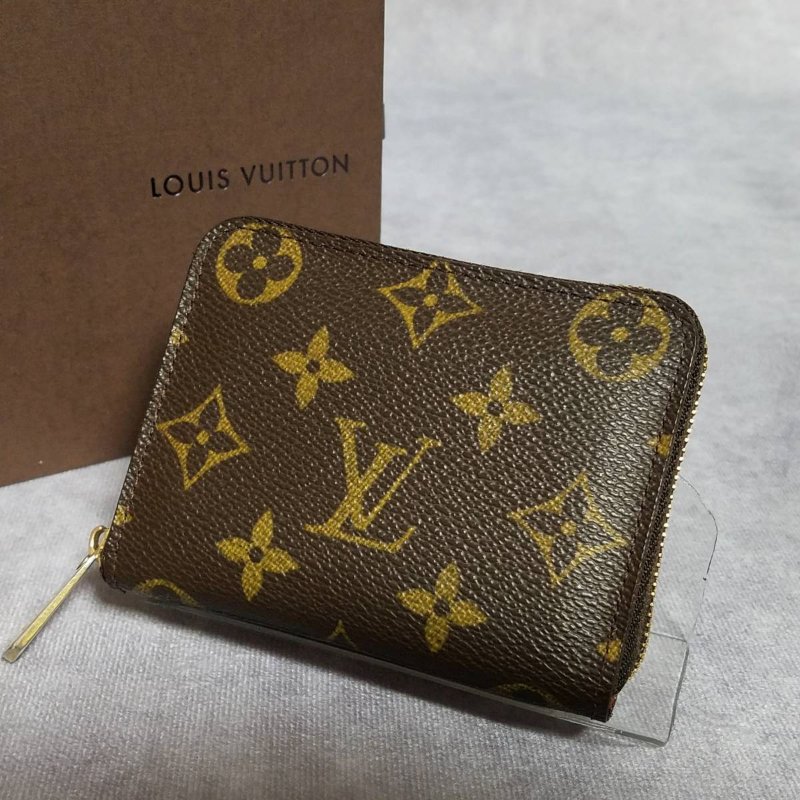 LV Zippy Coin Purse M60067 拉鏈卡片零錢包 9成新-0