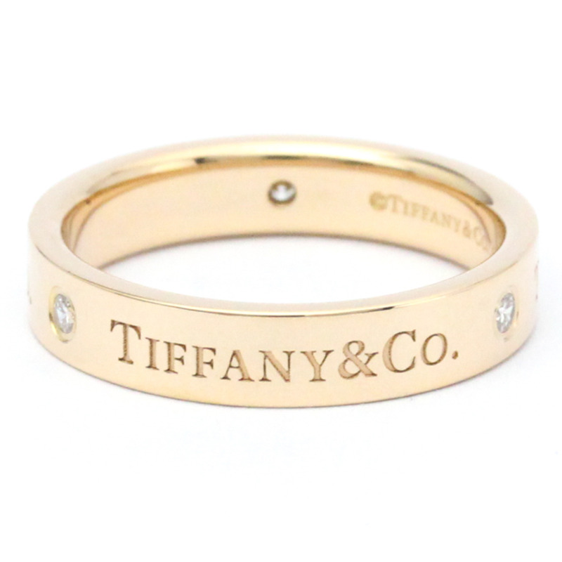 【日本直送】蒂芬妮平環戒指玫瑰金（18K）時尚鑽石戒指克拉/0.07-0