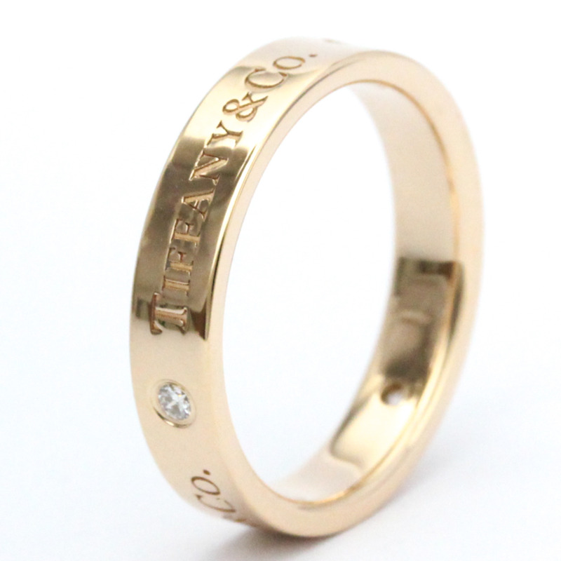 【日本直送】蒂芬妮平環戒指玫瑰金（18K）時尚鑽石戒指克拉/0.07-1