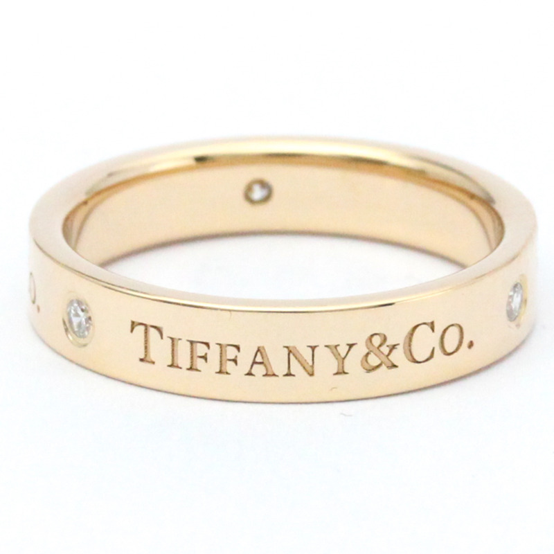 【日本直送】蒂芬妮平環戒指玫瑰金（18K）時尚鑽石戒指克拉/0.07-2