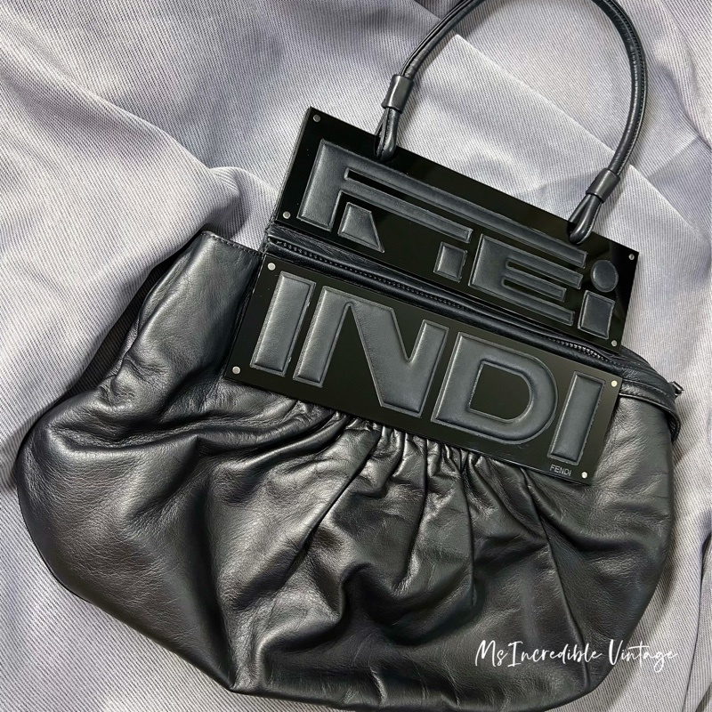 Fendi 黑色 Two-way Tote / Clutch Bag-10