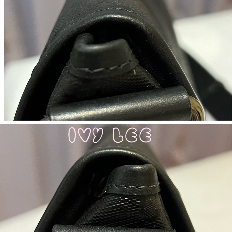 Gucci PVC防水 斜背包 側背包 郵差包 經典黑 201732（售出）  二手精品-18