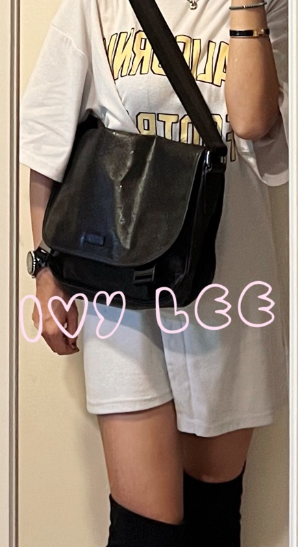 Gucci PVC防水 斜背包 側背包 郵差包 經典黑 201732（售出）  二手精品-25