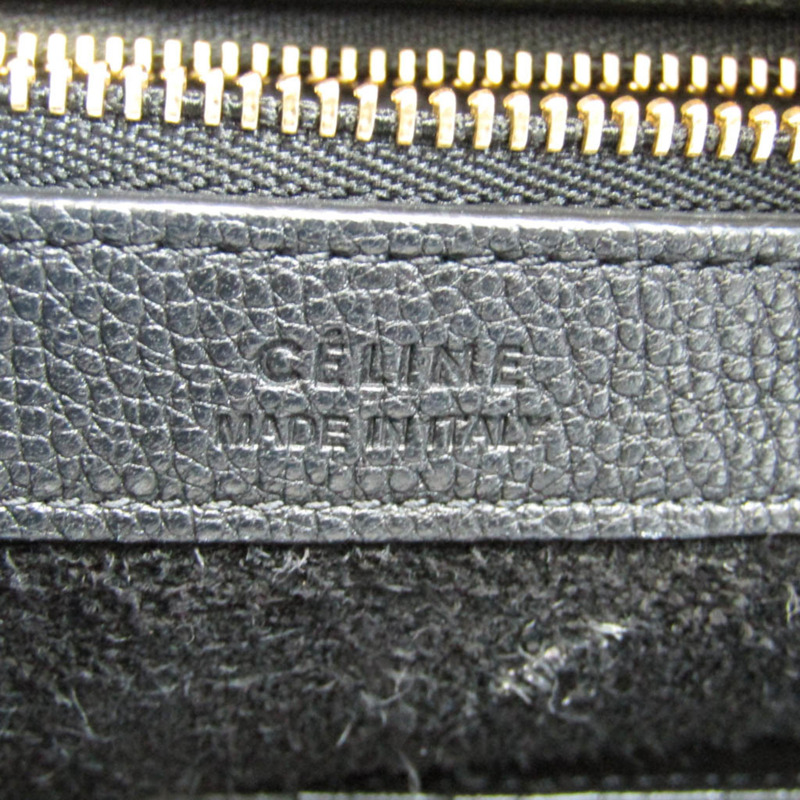 【日本直送】Celine Cabas Phantom 小號 176023 女用皮革手提包黑色-11