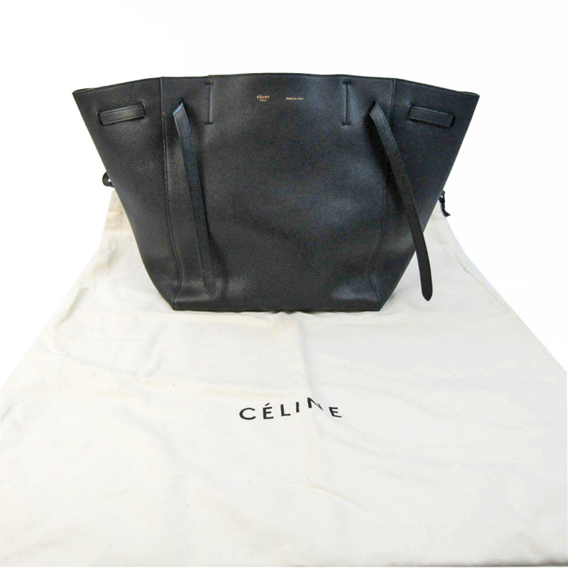 【日本直送】Celine Cabas Phantom 小號 176023 女用皮革手提包黑色-13