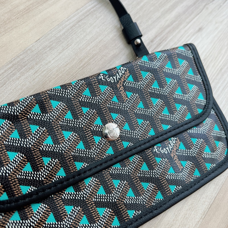 Goyard-限量配色托特包-黑拼綠-PM-18