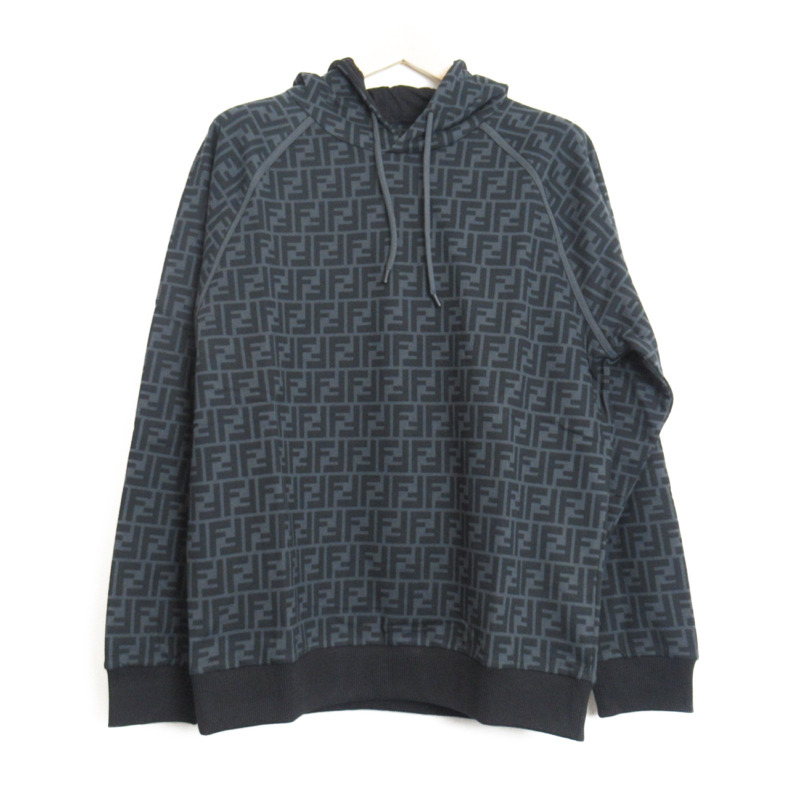 【日本直送】FENDI 連帽衫 FY0945A6ZTFIJ70 棉黑色全新女款 #L-0