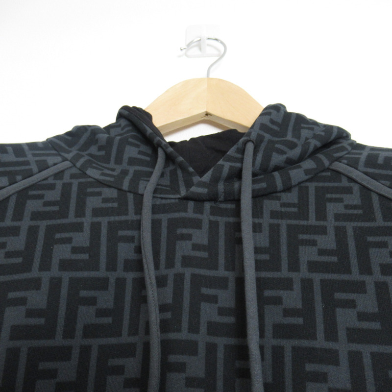 【日本直送】FENDI 連帽衫 FY0945A6ZTFIJ70 棉黑色全新女款 #L-2
