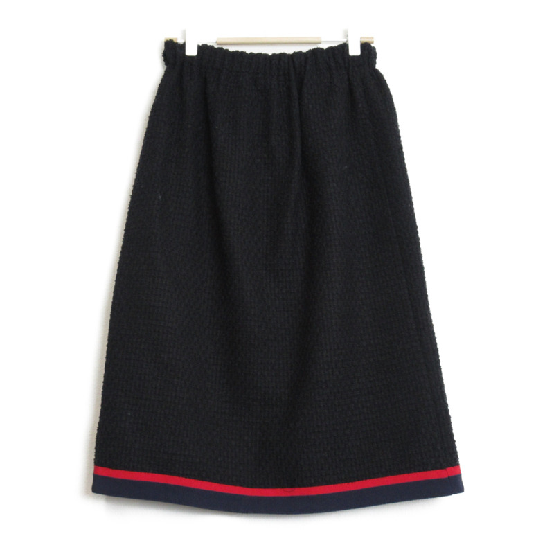 【日本直送】GUCCI 裙子 gon jupe #38 棉 黑色 二手-1