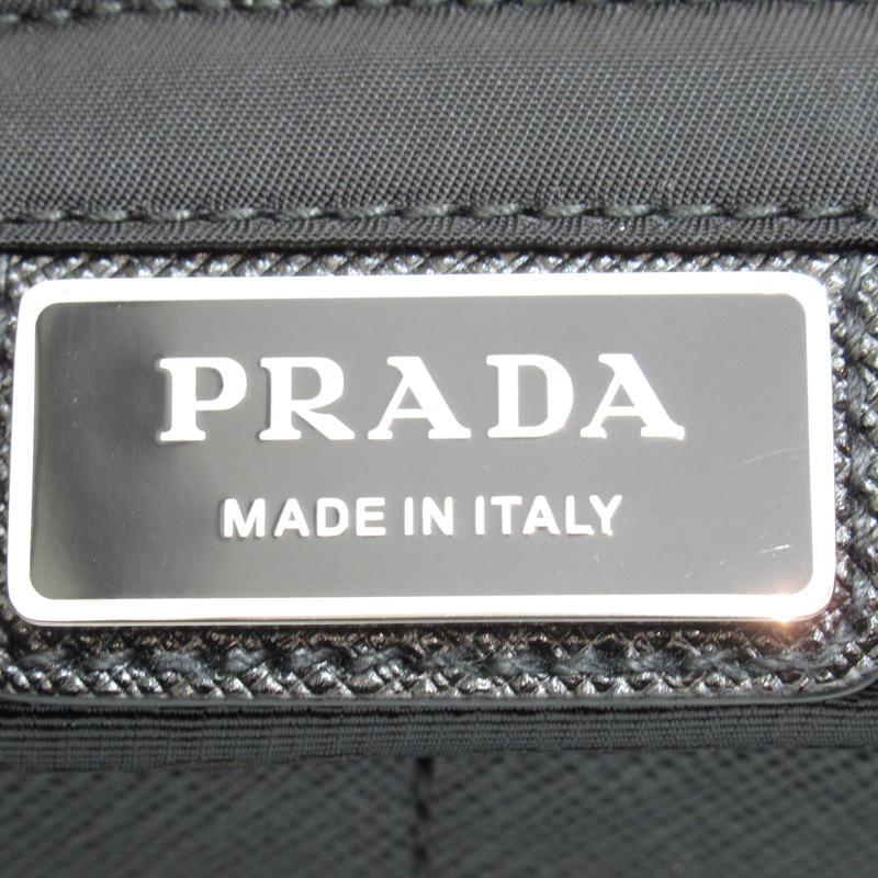 【日本直送】PRADA 單肩包 2VD7682DMH F0002 尼龍 Safiano 皮革黑色全新男女通用 SHW-5