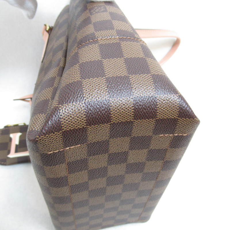 【日本直送】路易威登 Belmont NV BB 手提包 N60297 帆布 Damier 粉紅色 Venus 二手 2way-7