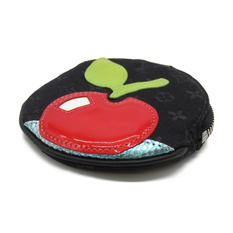 【日本直送】路易威登 Comte de Fees 零錢包 皮夾 圓形 M92272 Monogram 緞面黑色-2