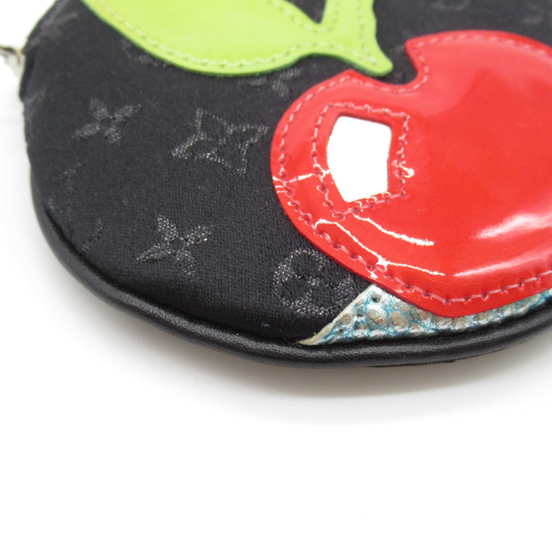 【日本直送】路易威登 Comte de Fees 零錢包 皮夾 圓形 M92272 Monogram 緞面黑色-7