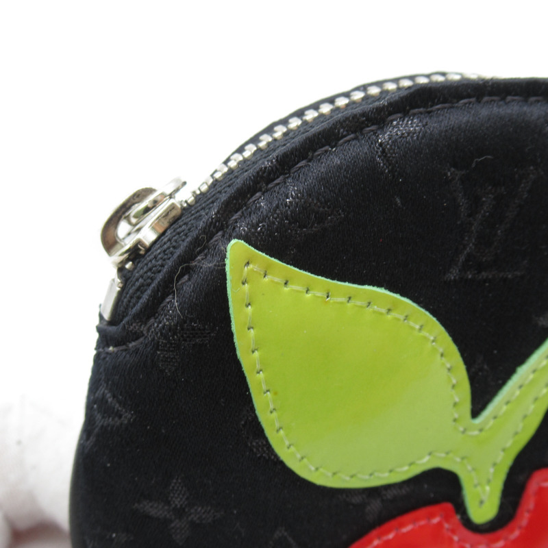 【日本直送】路易威登 Comte de Fees 零錢包 皮夾 圓形 M92272 Monogram 緞面黑色-9