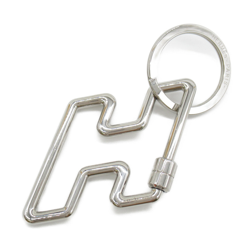 【日本直送】HERMES H.Tora.Speed Keyring 鑰匙圈 H077245 金屬 銀色 二手男女通用-0