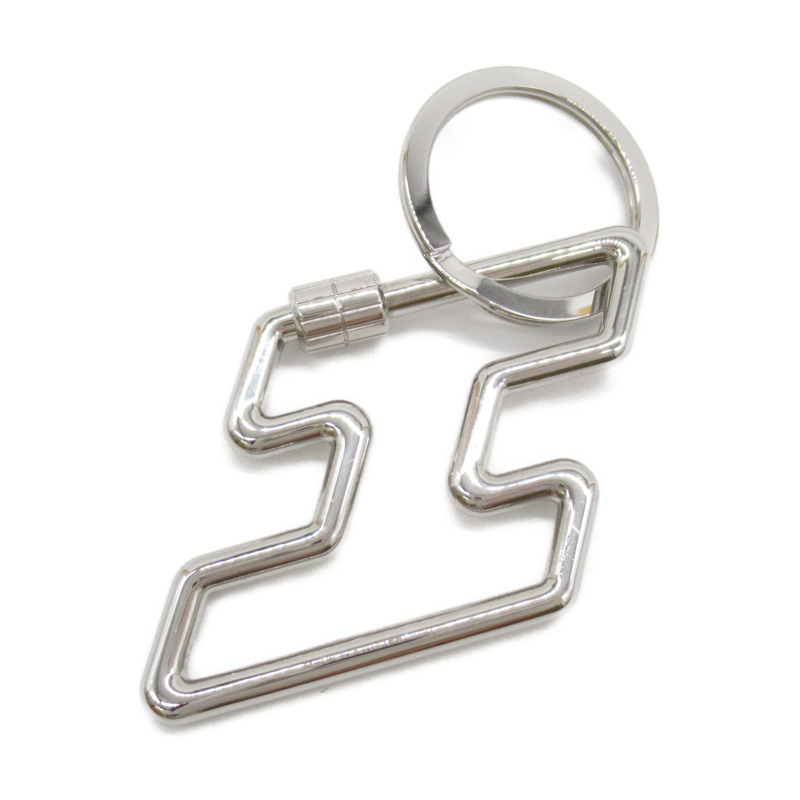 【日本直送】HERMES H.Tora.Speed Keyring 鑰匙圈 H077245 金屬 銀色 二手男女通用-1