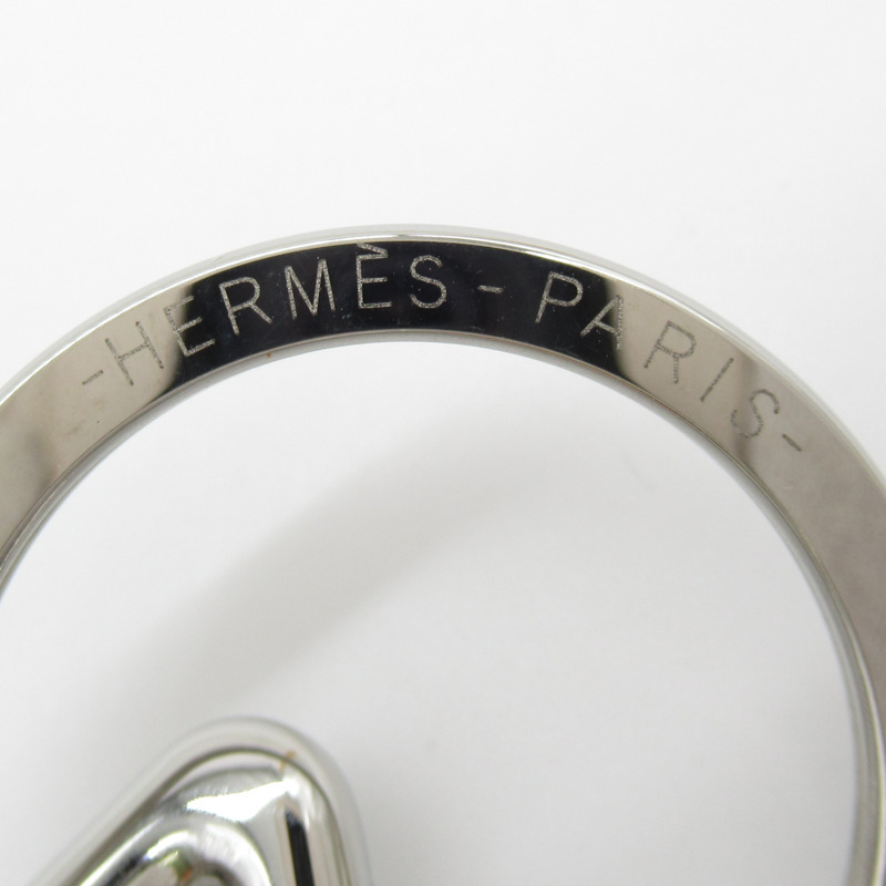 【日本直送】HERMES H.Tora.Speed Keyring 鑰匙圈 H077245 金屬 銀色 二手男女通用-2