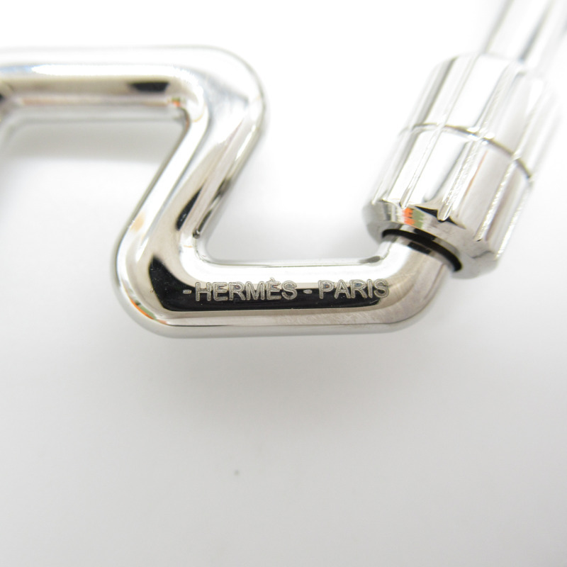 【日本直送】HERMES H.Tora.Speed Keyring 鑰匙圈 H077245 金屬 銀色 二手男女通用-3