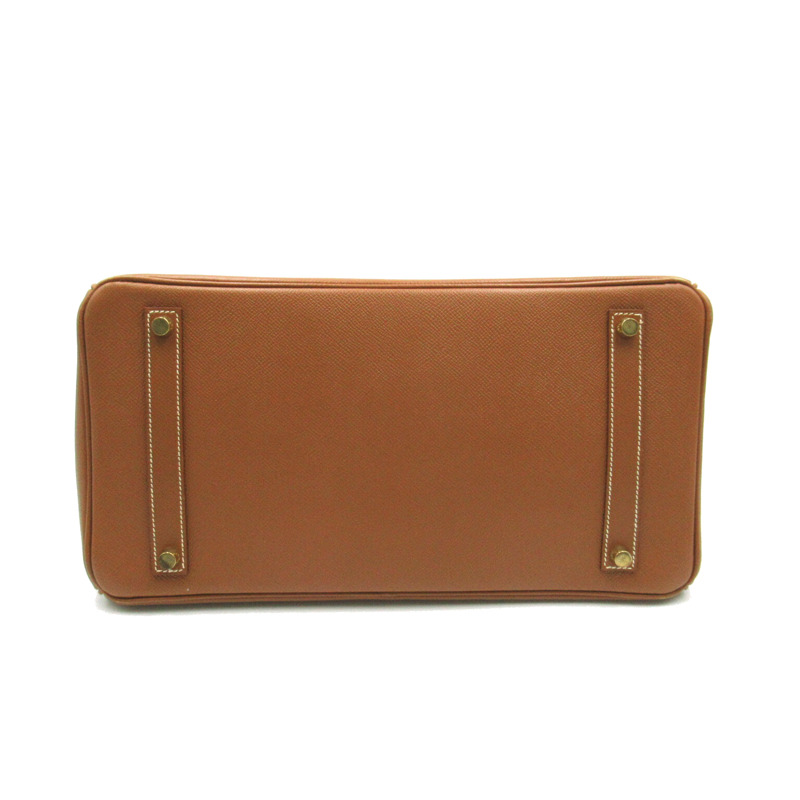 【日本直送】HERMES Birkin 35 手提包 D 型 Epsom 小牛皮 金色 GHW 二手-3