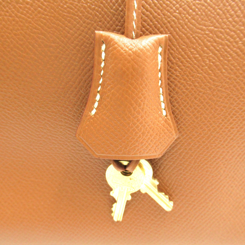 【日本直送】HERMES Birkin 35 手提包 D 型 Epsom 小牛皮 金色 GHW 二手-4