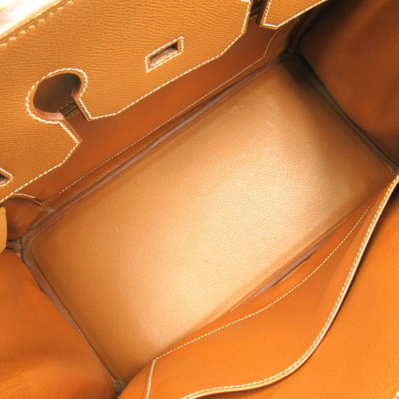 【日本直送】HERMES Birkin 35 手提包 D 型 Epsom 小牛皮 金色 GHW 二手-5